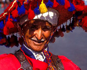 moroccan water seller man